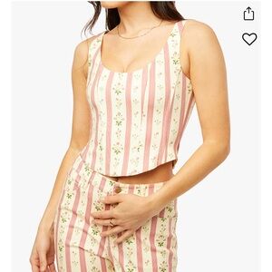 WeWoreWhat scoop corset lemon icing size 2